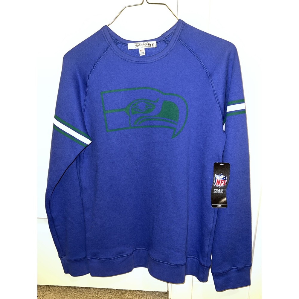 Junk Food Youth Boys NFL Seattle Seahawks Sweatshirt New XXL